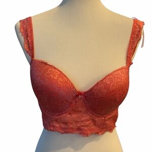 Daisy Fuentes Coral Lace Bralette